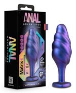 Anal Adventures Matrix - Bumped Bling Plug -  Sapphire - Image 2
