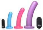 Triple Peg 28x Vibrating Silicone Dildo Set With Remote - Image 6
