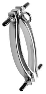 Pussy Tugger Adjustable Pussy Clamp With Leash - Silver - Image 5