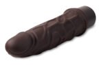 Dr. Skin Silicone - Dr. Robert - 7 Inch Vibrating Dildo - Brown - Image 2
