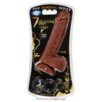 7 Inch Silicone Pro Odorless Dong - Brown - Image 3