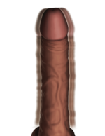 7.5 Inch Thrusting Cock With Balls - Brown - Image 6