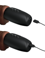 7.5 Inch Thrusting Cock With Balls - Brown - Image 10
