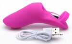 7x Finger Bang Her Pro Silicone Vibrator - Pink - Image 2
