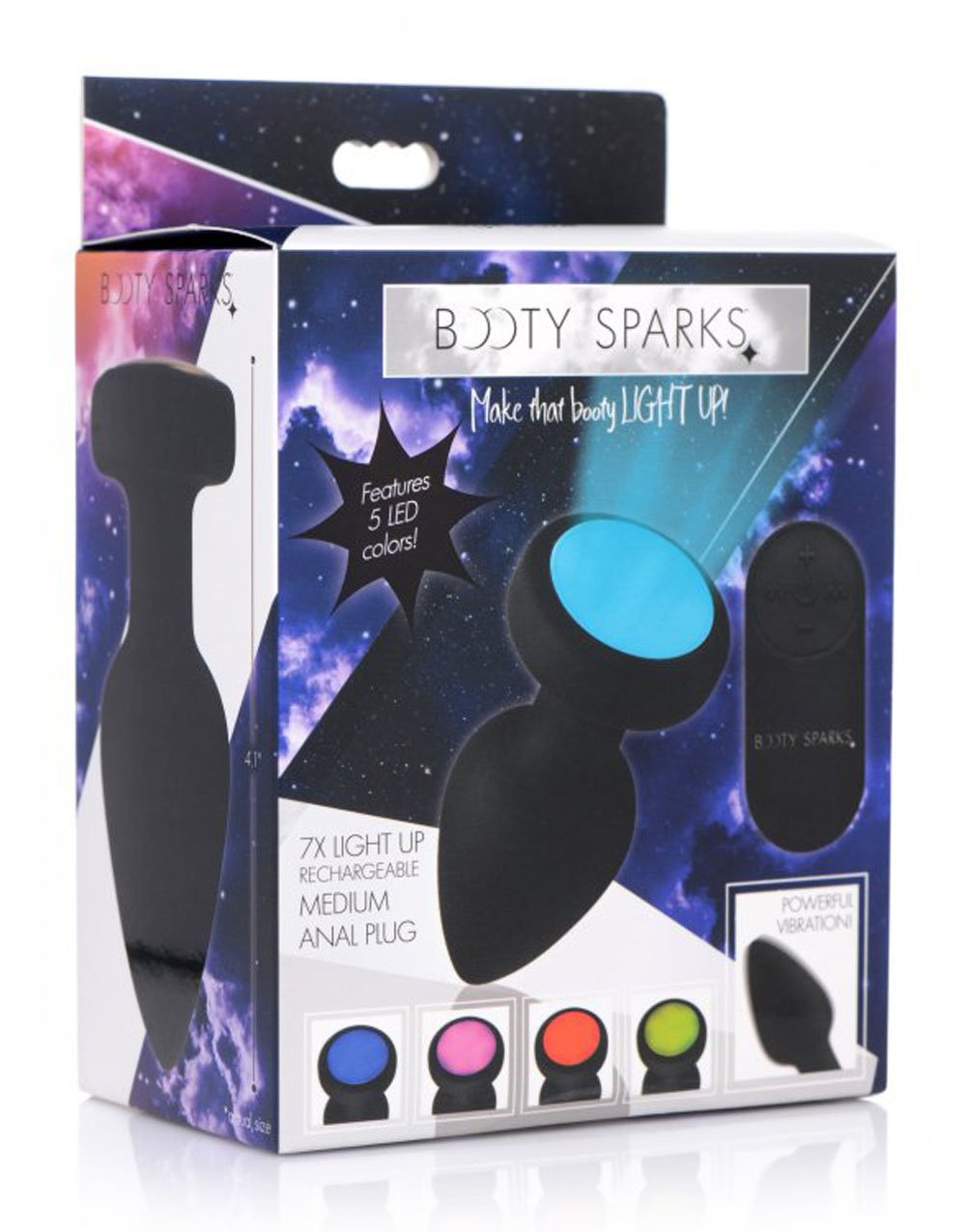 7x-light-up-rechargeable-anal-plug-medium 7x Light Up Rechargeable Anal Plug - Medium - Image 1