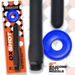 Oxshot - Butt-Nozzle Shower Hose 6 Inch - Black Blue - Image 2
