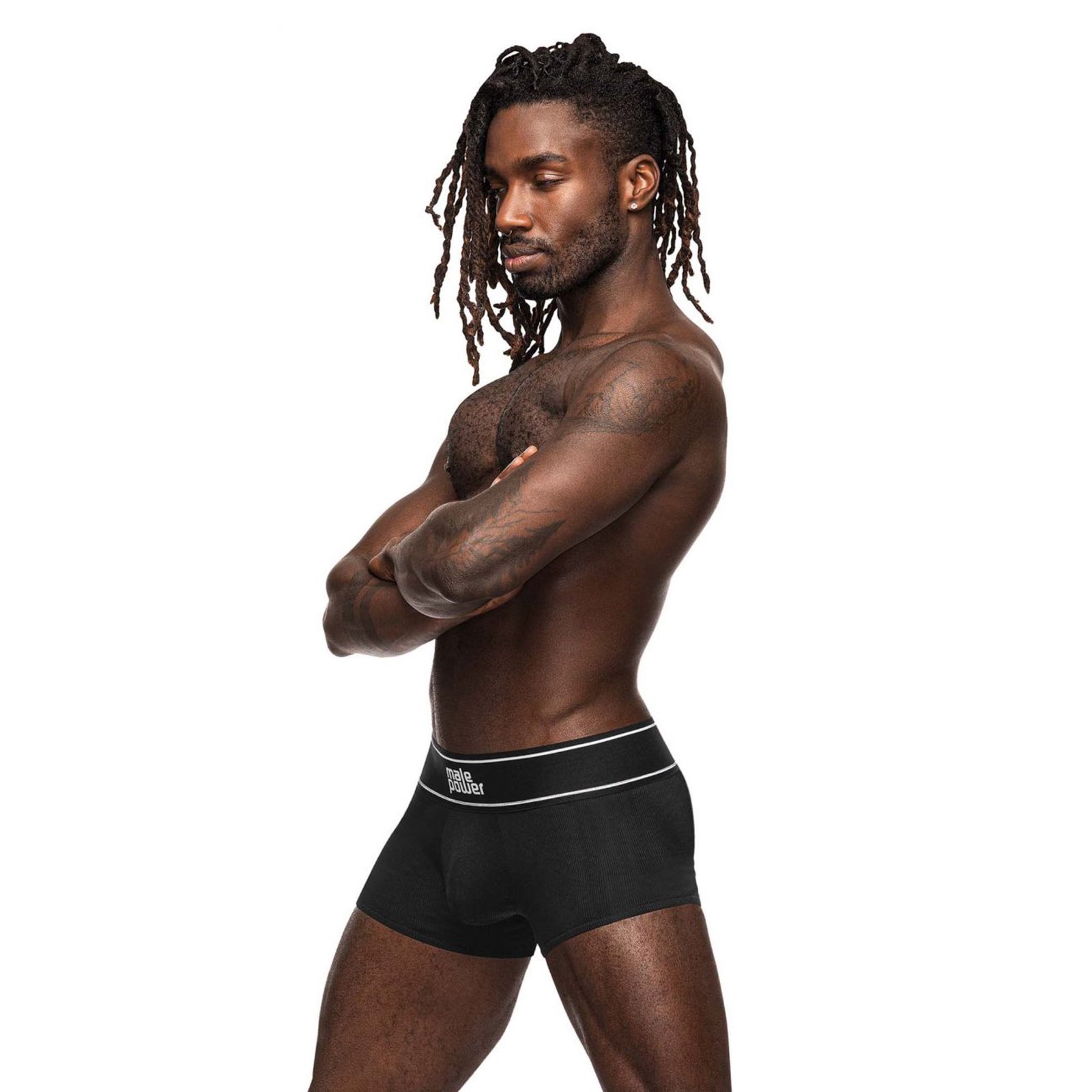 Modal Rib Pouch Short - Small - Black image 0 Modal Rib Pouch Short - Small - Black - Image 1