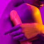 Neo Elite - 8 Inch Silicone Dual Density Cock With Balls - Neon Pink - Image 5