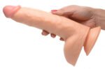 Beefy Brad 9 Inch Dildo With Balls - Light - Image 3