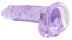 7 Inch Realistic Dildo With Balls - Purple - Image 6
