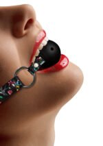 Breatheable Ball Gag - Old School Tattoo Style -  Black - Image 3