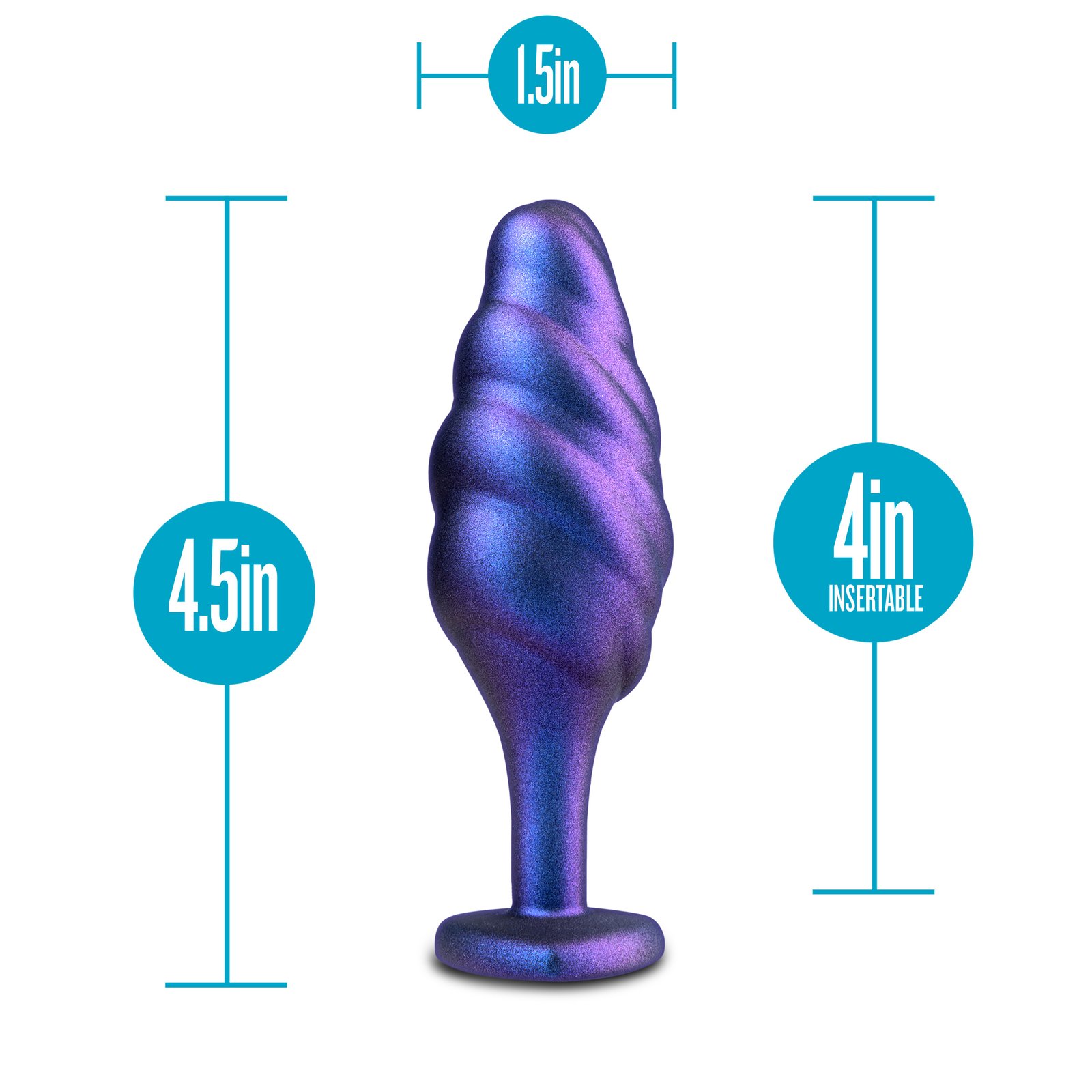 Anal Adventures Matrix - Bumped Bling Plug - Sapphire image 0 Anal Adventures Matrix - Bumped Bling Plug - Sapphire - Image 1