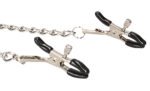 Velcro Collar With Nipple Clamps - Black - Image 4