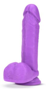 Neo - 8 Inch Dual Density Dildo - Neon Purple - Image 2
