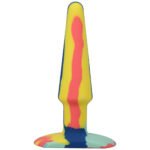 A-Play Groovy Silicone Anal Plug 5 Inch - Sunrise - Image 2