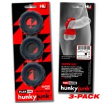 Super Huj - 3-Pack Cockrings - Tar Ice - Image 3