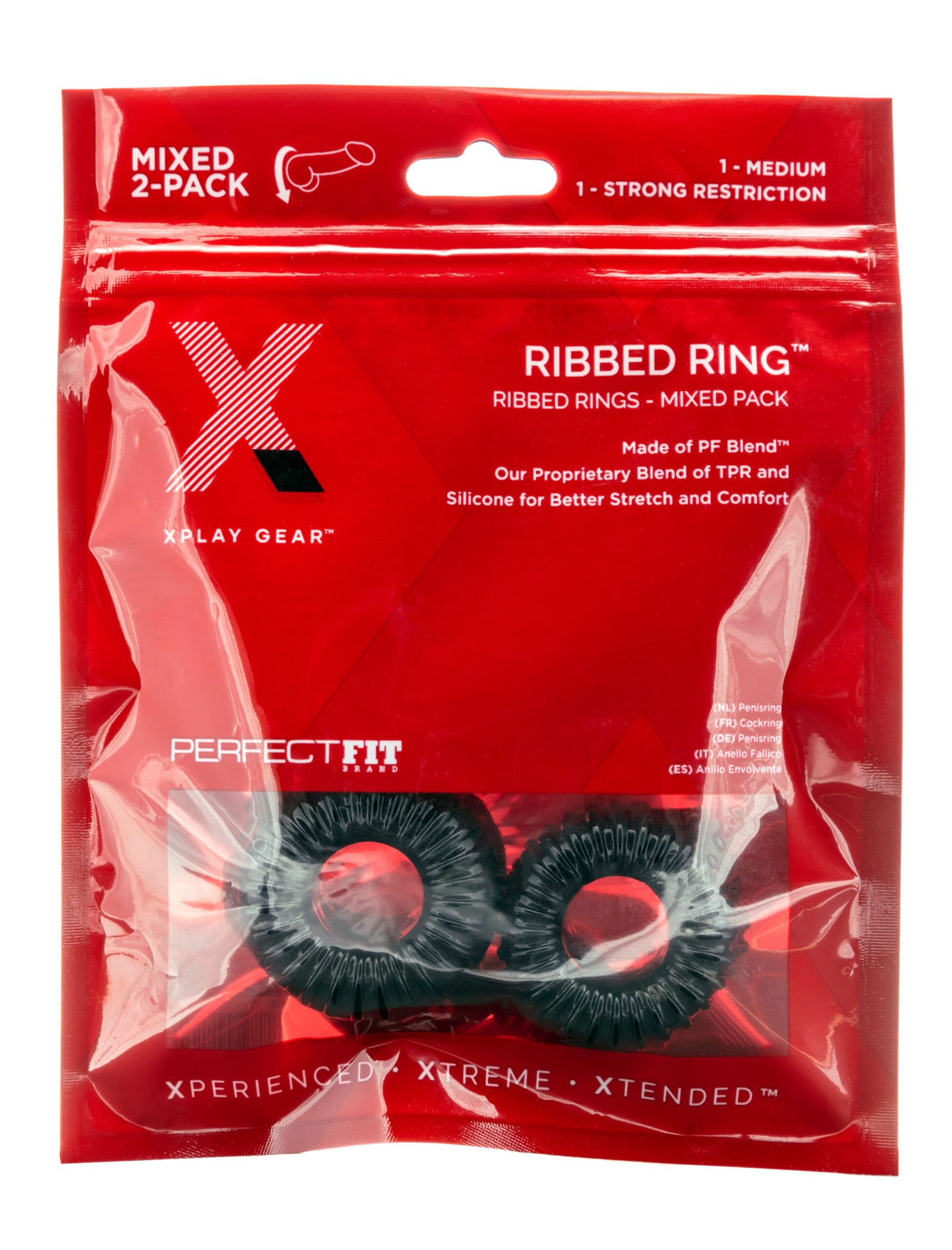 Xplay Mixed Pack Ribbed Ring & Rr Slim image 0 Xplay Mixed Pack Ribbed Ring & Rr Slim - Image 1