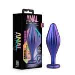 Anal Adventures Matrix - Wavy Bling Plug -  Sapphire - Image 2