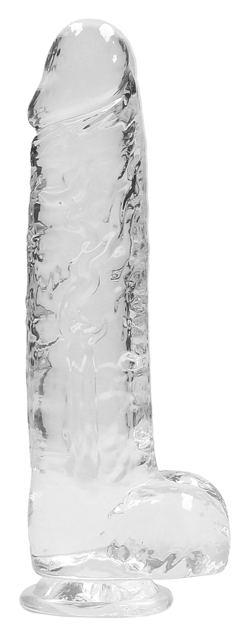 9 Inch Realistic Dildo With Balls - Translucent image 0 9 Inch Realistic Dildo With Balls - Translucent - Image 1