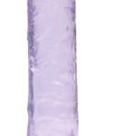 8 Inch Realistic Dildo With Balls - Purple
