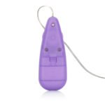 Silicone Slims Vibrating Nubby Bullet - Purple - Image 4