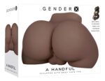 A Handful Dark TPE Stroker – Waterproof - Image 4