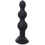 A-Play BEADED VIBE Rechargeable Silicone Anal Plug with Remote Black - Image 6