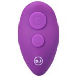 A-Play BEADED VIBE Rechargeable Silicone Anal Plug with Remote Purple - Image 7