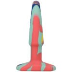 A-Play Groovy 4 in. Silicone Anal Plug Sunrise - Image 2