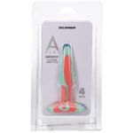 A-Play Groovy 4 in. Silicone Anal Plug Sunrise