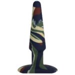 A-Play Groovy 5 in. Silicone Anal Plug Camouflage - Image 2