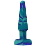 A-Play Groovy 5 in. Silicone Anal Plug Ocean - Image 3