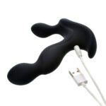 Adam & Eve Adam's Vibrating Triple Probe Rechargeable Anal Vibrator – Black - Image 4