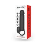 Adam & Eve Adam''s XL Vibrating Extension Silicone with Remote Control - Image 10