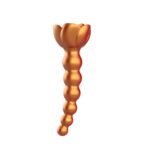 Adam & Eve Beaded Rose Blossom Silicone Anal Vibrator - Image 5