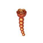 Adam & Eve Beaded Rose Blossom Silicone Anal Vibrator - Image 6