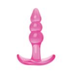 Adam & Eve Bumpy Bubbles TPE Anal Plug – Hot Pink - Image 2