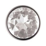 Adam & Eve Clear Gem Small Anal Plug – Pink - Image 2