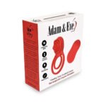 Adam & Eve Double Ring Vibrating Rose Cock Ring - Image 8