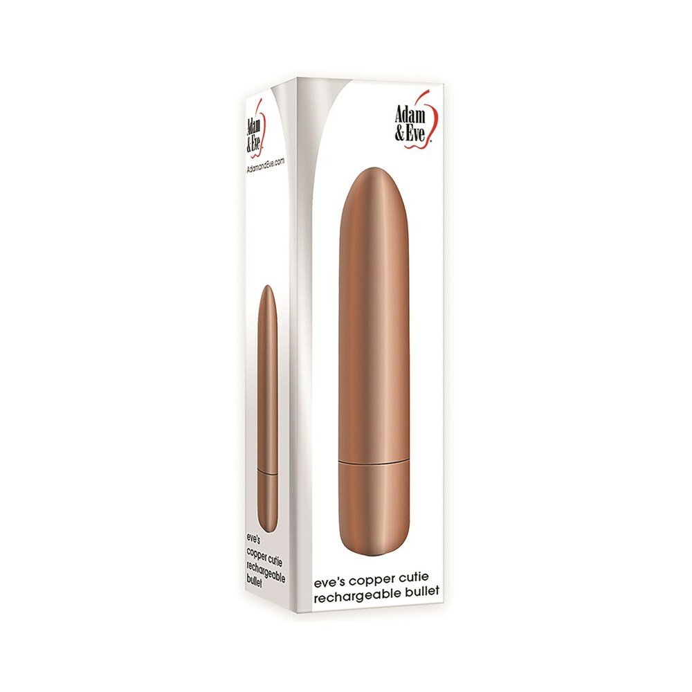 adam-eve-eves-copper-cutie-rechargeable-bullet Adam & Eve Eve''s Copper Cutie Rechargeable Bullet - Image 1