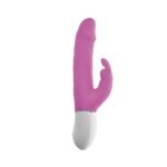 Adam & Eve Eve's Realistic Rabbit Rechargeable Vibrator – Hot Pink - Image 2