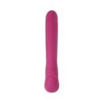 Adam & Eve Eve's Vibrating Strapless Strap-On – Wine Red, Rechargeable, Dual Motor - Image 5
