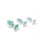 Adam & Eve Glitter Gem 3-Piece Anal Plug Set – Blue Acrylic - Image 4