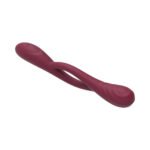 Adam & Eve Infinity Bendable Silicone Vibrator – Wine Red - Image 3