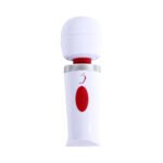 Adam & Eve Mini Magic Massager – White, USB Rechargeable Wand Vibrator - Image 2