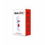 Adam & Eve Mini Magic Massager – White, USB Rechargeable Wand Vibrator - Image 10