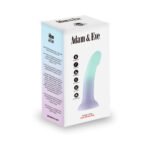 Adam & Eve Ombre Curve Liquid Silicone Dildo