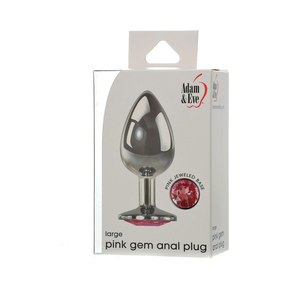 adam-eve-pink-gem-anal-plug-large Adam & Eve Pink Gem Anal Plug Large - Image 1