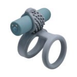 Adam & Eve Rockin' Rumbler Enhancers 3-Piece Silicone Couples Kit with Rechargeable Bullet – Gray - Image 3
