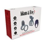 Adam & Eve Rockin' Rumbler Enhancers 3-Piece Silicone Couples Kit with Rechargeable Bullet – Gray - Image 7